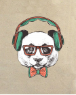 Hipster Panda Krepšys Hipster Panda Krepšys